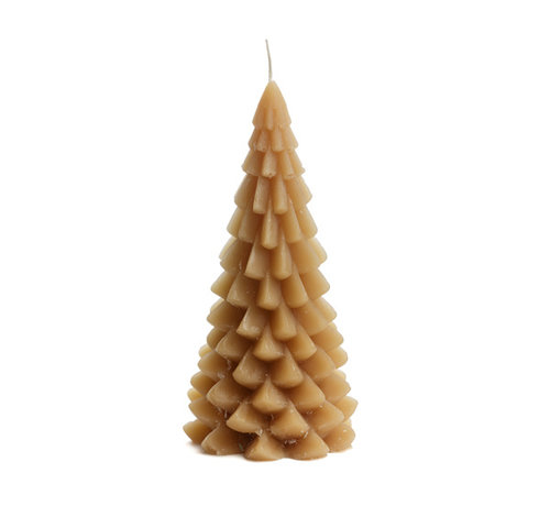 Rustik Lys Kerstboom Kaars 10x20 CM - Fudge