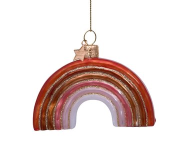 Vondels Kerstbal - Terracotta Rainbow