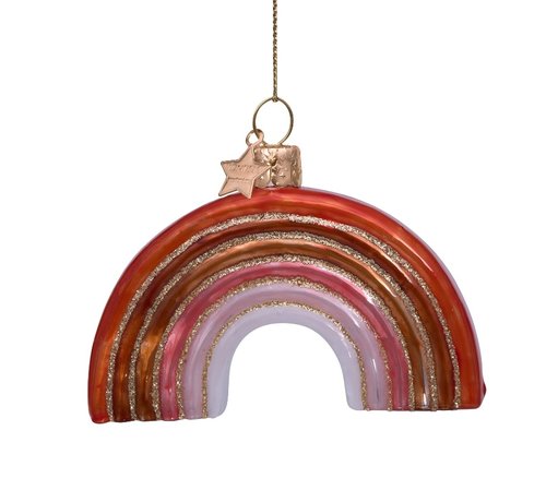 Vondels Kerstbal - Terracotta Rainbow