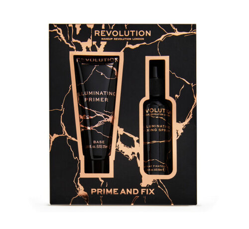 Makeup Revolution Illuminating Prime & Fix Duo Gift Set