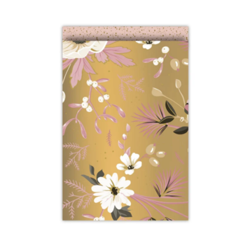 Vintage Cadeauzakjes 17x25cm - 5 Stuks