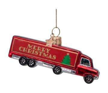 Vondels Kerstbal - Merry Christmas Truck