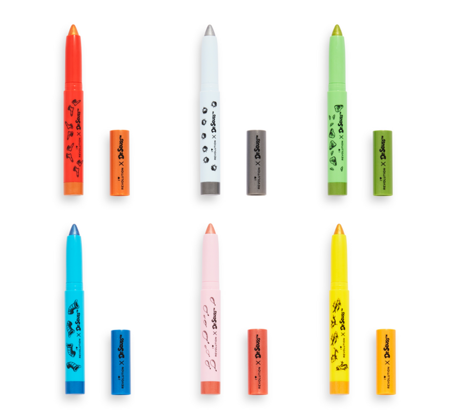 x Dr. Seuss Eye Crayon Collection