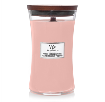 WoodWick Pressed Blooms & Patchouli - Large Candle