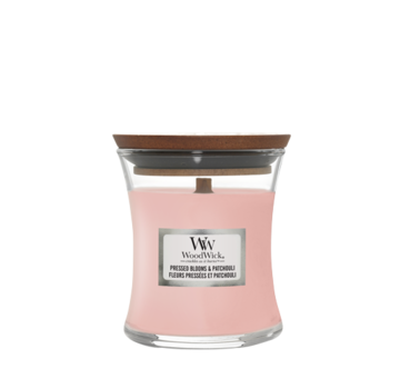 WoodWick Pressed Blooms & Patchouli - Mini Candle