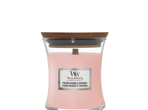 WoodWick Pressed Blooms & Patchouli - Mini Candle