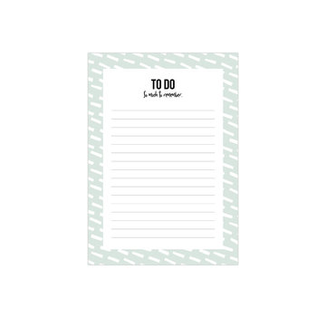 Studio Stationery Noteblock To Do Open Spaces Mint