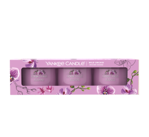 Yankee Candle Wild Orchid - Filled Votive 3-Pack