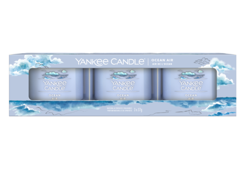 Yankee Candle Ocean Air - Filled Votive 3-Pack