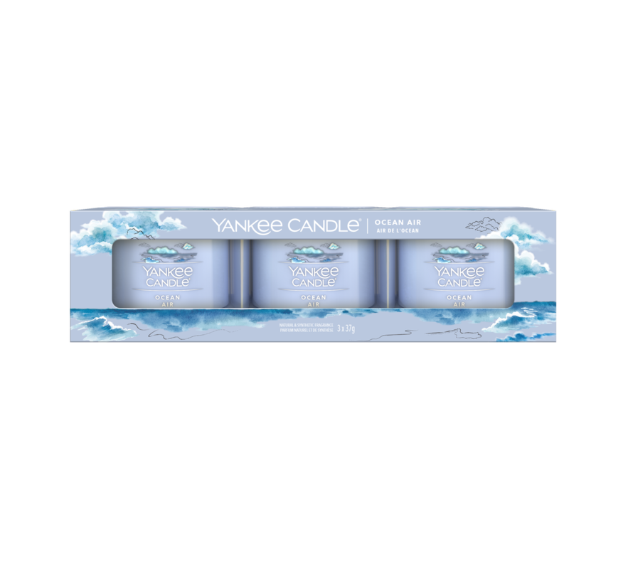 Ocean Air - Filled Votive 3-Pack