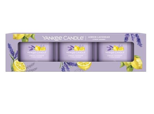 Yankee Candle Lemon Lavender - Filled Votive 3-Pack