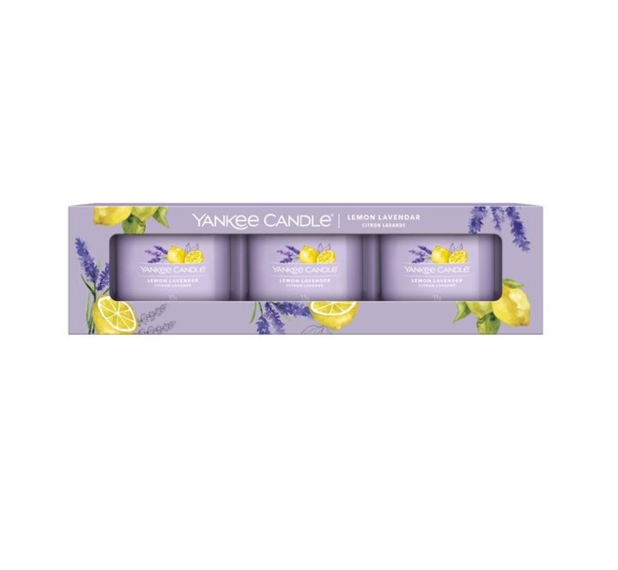 Lemon Lavender - Filled Votive 3-Pack