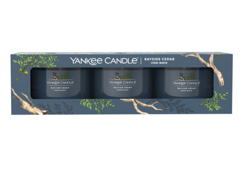 Yankee Candle Bayside Cedar - Filled Votive 3-Pack