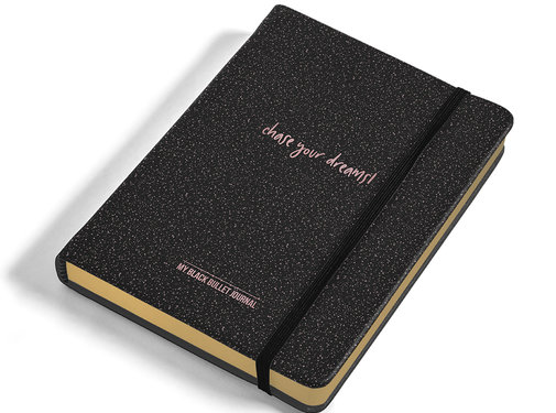 Studio Stationery Bullet Journal - Chase Your Dreams - Zwart