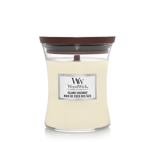 WoodWick Island Coconut - Medium Candle