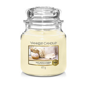 Yankee Candle Soft Wool & Amber - Medium Jar