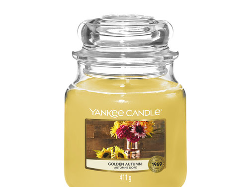Yankee Candle Golden Autumn - Medium Jar