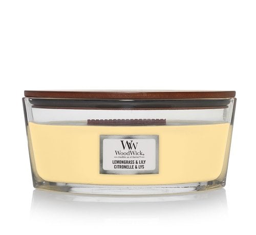 WoodWick Lemongrass & Lily - Ellipse Candle