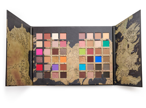 Makeup Revolution x Game Of Thrones Westeros  Map Palette