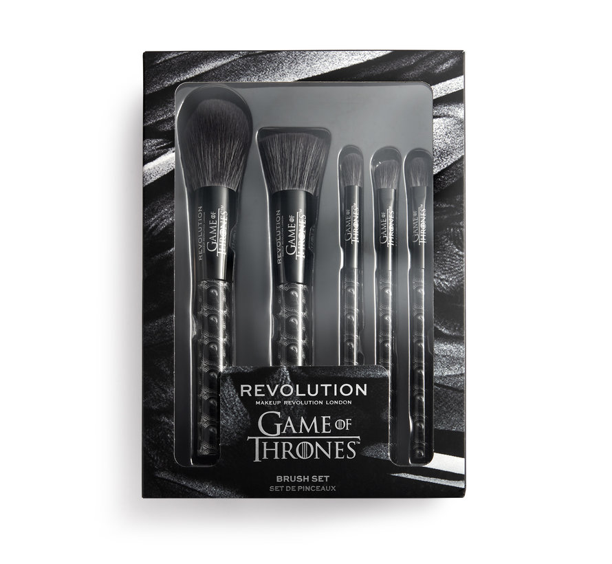 x Game Of Thrones 3 Eyed Raven Brush Set