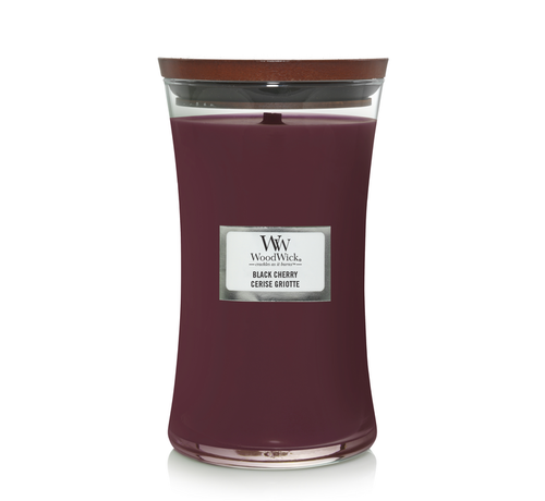 WoodWick Black Cherry - Large Candle