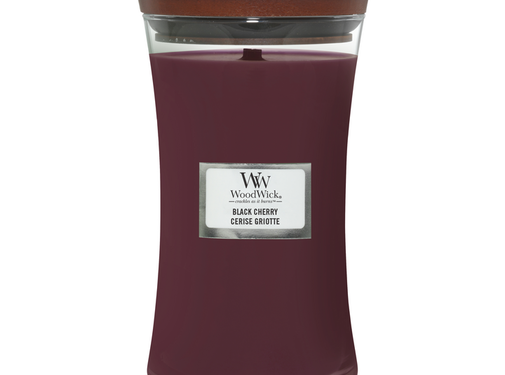 WoodWick Black Cherry - Large Candle