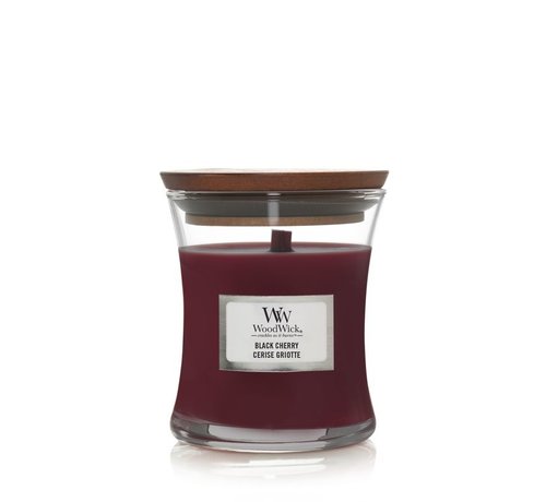 WoodWick Black Cherry - Mini Candle