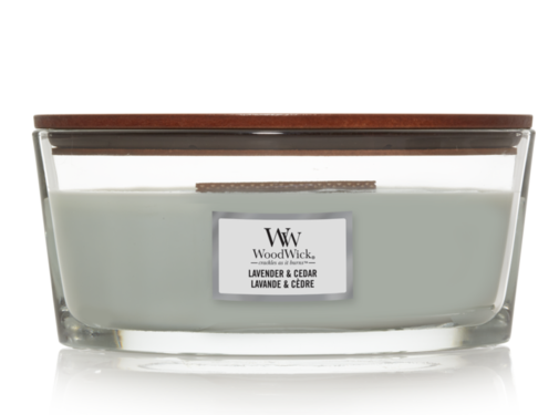 WoodWick Lavender & Cedar - Ellipse Candle