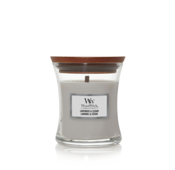 WoodWick Lavender & Cedar - Mini Candle