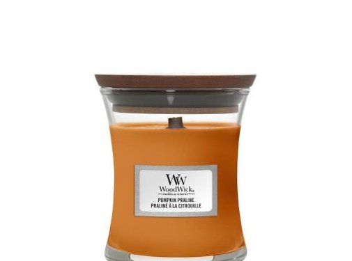 WoodWick Pumpkin Praline - Mini Candle