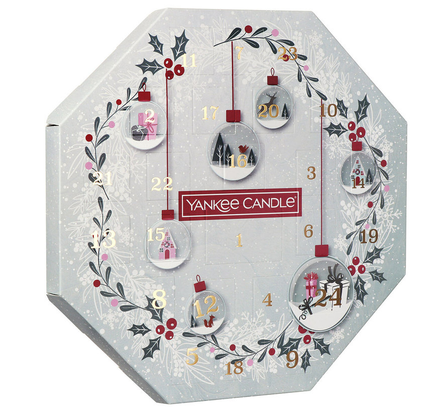 Snow Globe Wonderland Wreath Advent Calendar