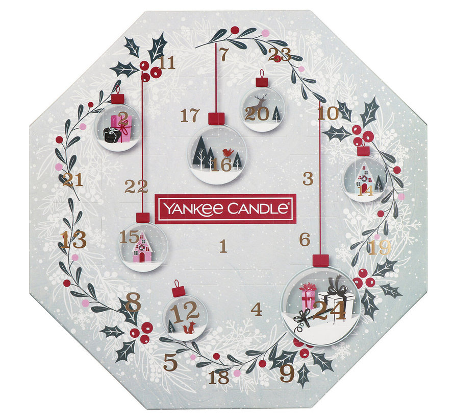 Snow Globe Wonderland Wreath Advent Calendar