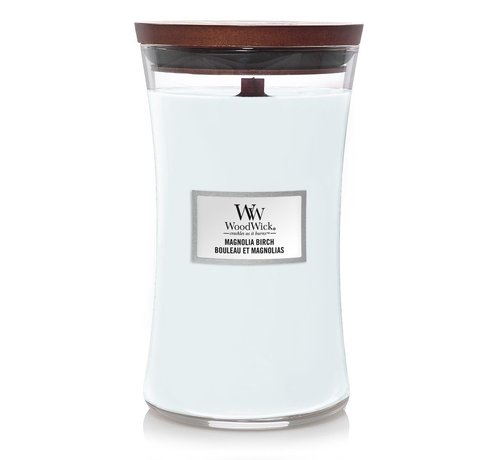 WoodWick Magnolia Birch - Large Candle