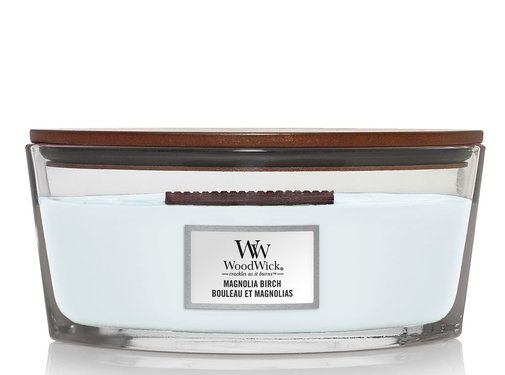 WoodWick Magnolia Birch - Ellipse Candle