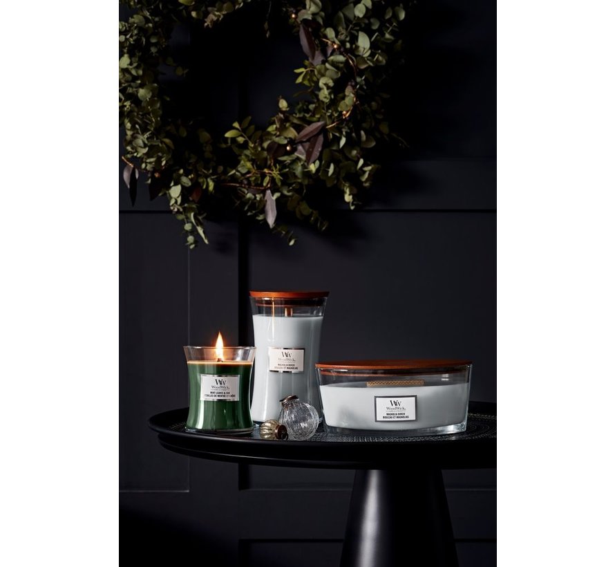 Mint Leaves & Oak - Medium Candle