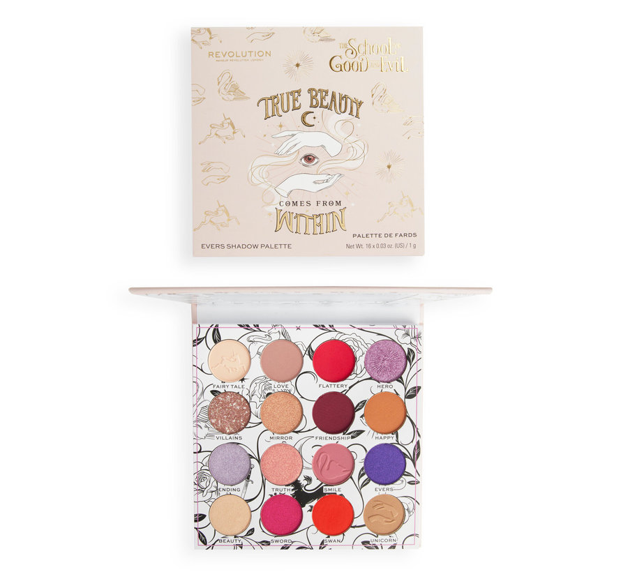 x The School Of Good & Evil Shadow Palette - Evers