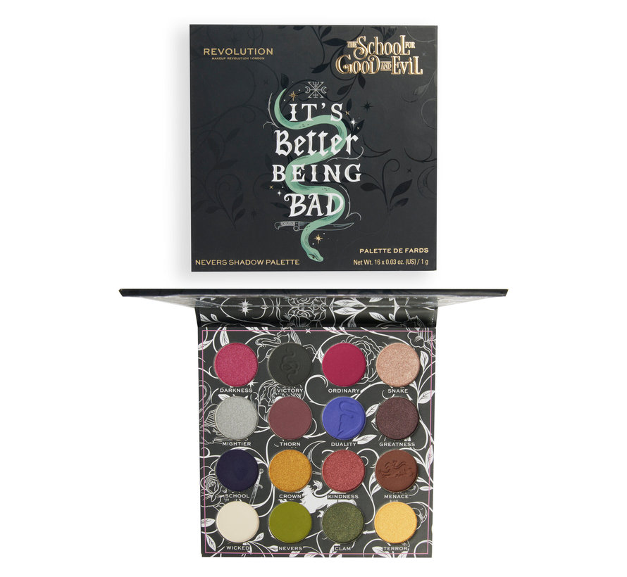 x The School Of Good & Evil Shadow Palette - Nevers