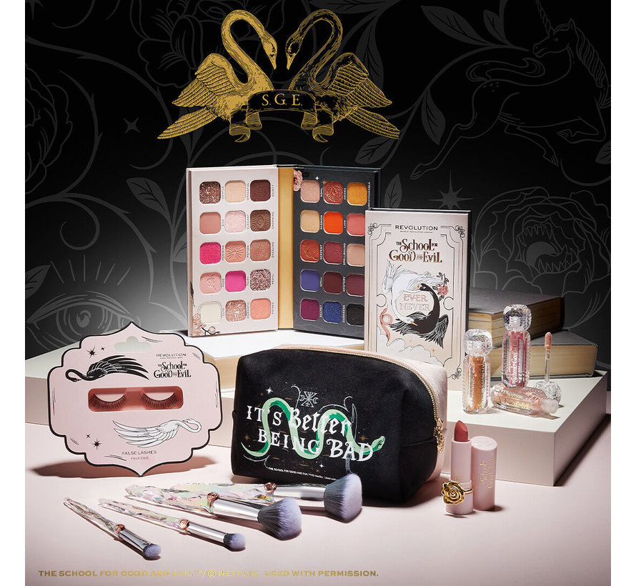 x The School Of Good & Evil Duality Cosmetics Bag