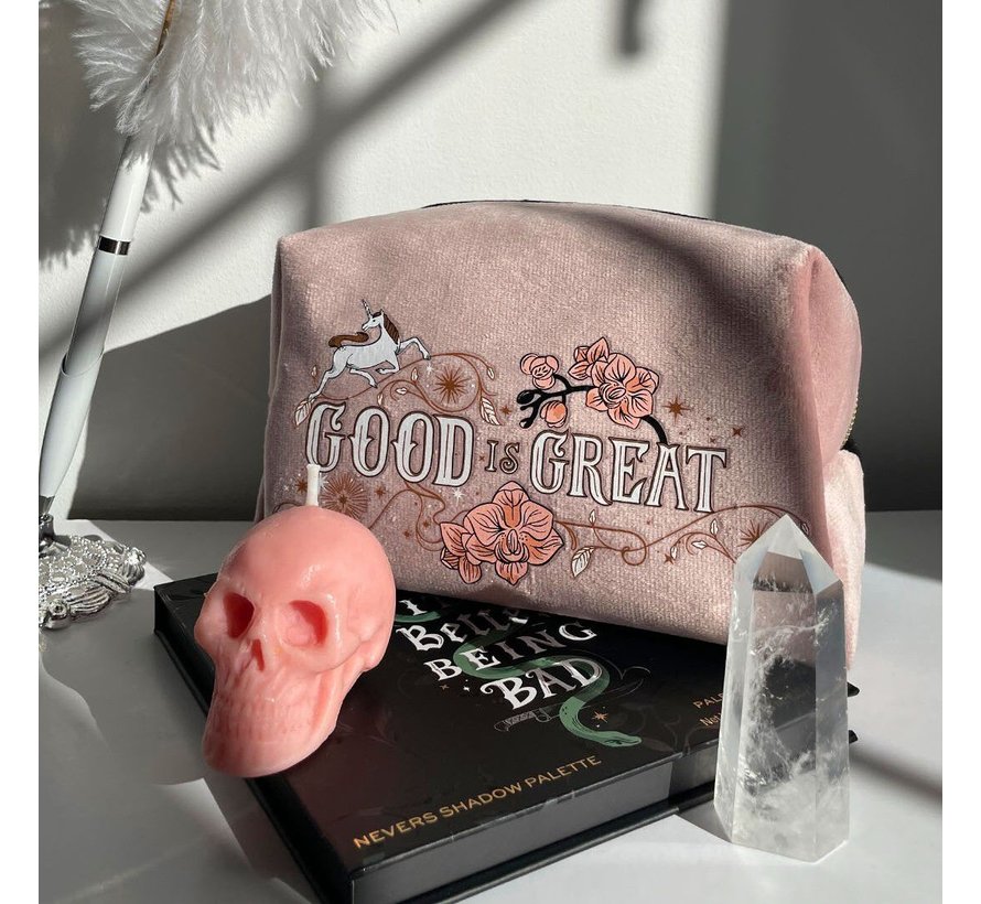 x The School Of Good & Evil Duality Cosmetics Bag