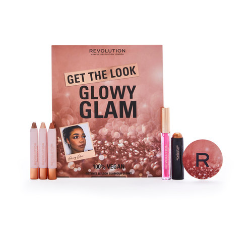 Makeup Revolution Get The Look: Glowy Glam Makeup Gift Set