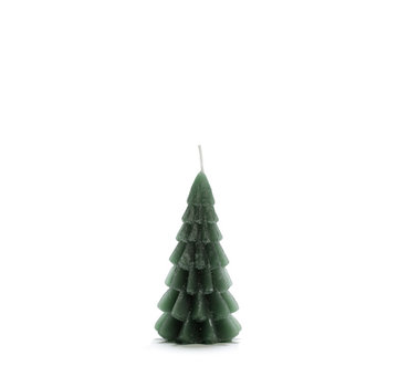 Rustik Lys Kerstboom Kaars 6,3x12 CM - Forest