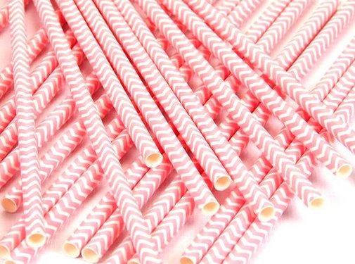 Papieren Rietjes - We Love Pink