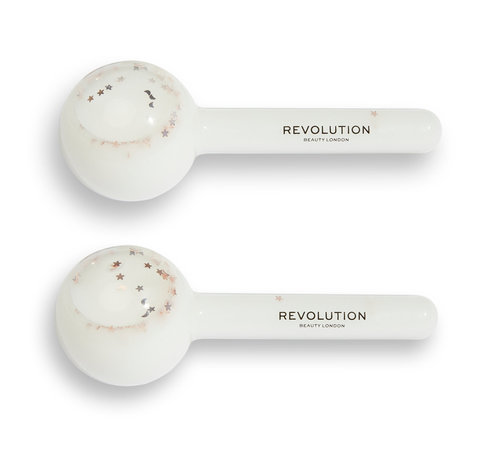 Revolution Skincare Large Milky Moon & Star Facial Ice Globes