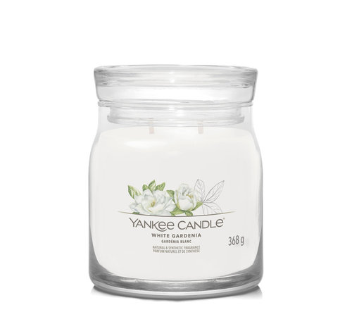 Yankee Candle White Gardenia - Signature Medium Jar
