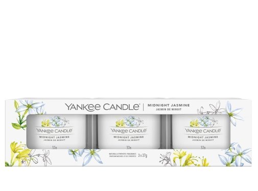 Yankee Candle Midnight Jasmine - Filled Votive 3-Pack