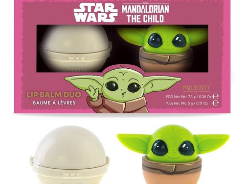 Mad Beauty x Disney - Star Wars Mandalorian The Child Lip Balm Duo Set