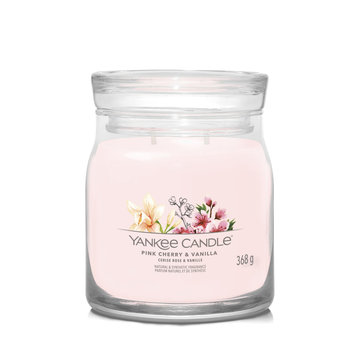 Yankee Candle Pink Cherry & Vanilla - Signature Medium Jar