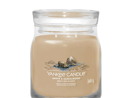 Yankee Candle Amber & Sandalwood - Signature Medium Jar