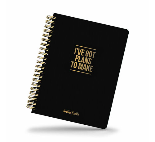 Studio Stationery Planner - My Black Planner - I've Got Plans To Make