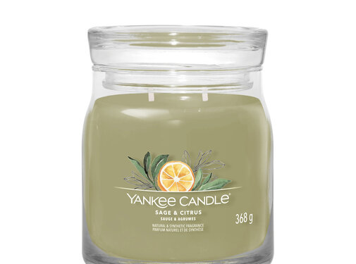 Yankee Candle Sage & Citrus - Signature Medium Jar